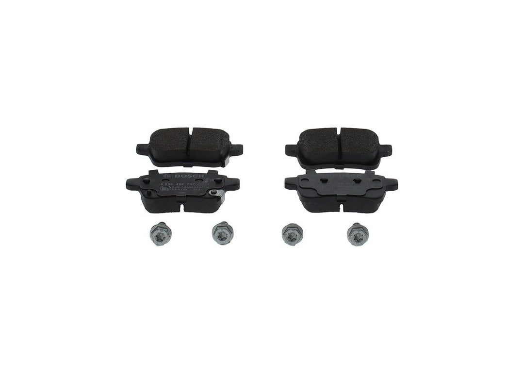 Bosch BP1762 Bremsbeläge - Hinterachse - ECE-R90 Zertifizierung - vier Bremsbeläge pro Set