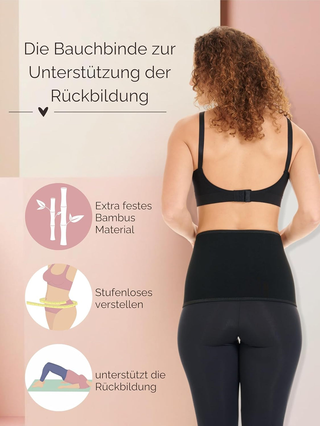 Herzmutter Bauchbinde nach Geburt-OP - Postpartum - Unterstützung nach Schwangerschaft-Kaiserschnitt