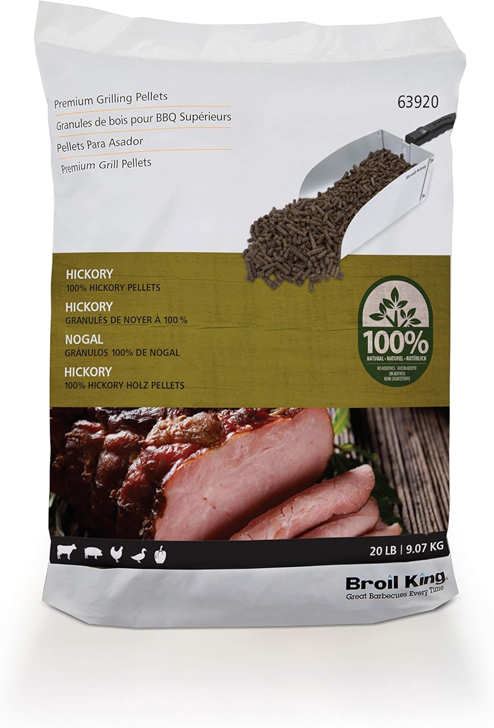 Broil King 9,1 kg Hickory Premium Holzpellets