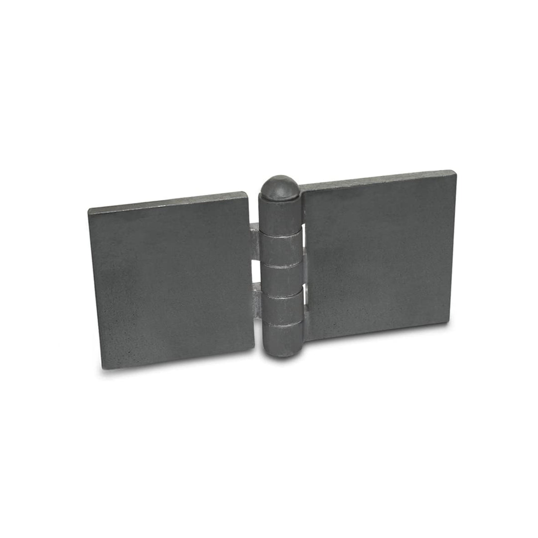 Ganter Normelemente | Scharnier zum Anschweissen - GN 1366-ST-120-60-A-BL | Stahlprofil | BxL: 120x6