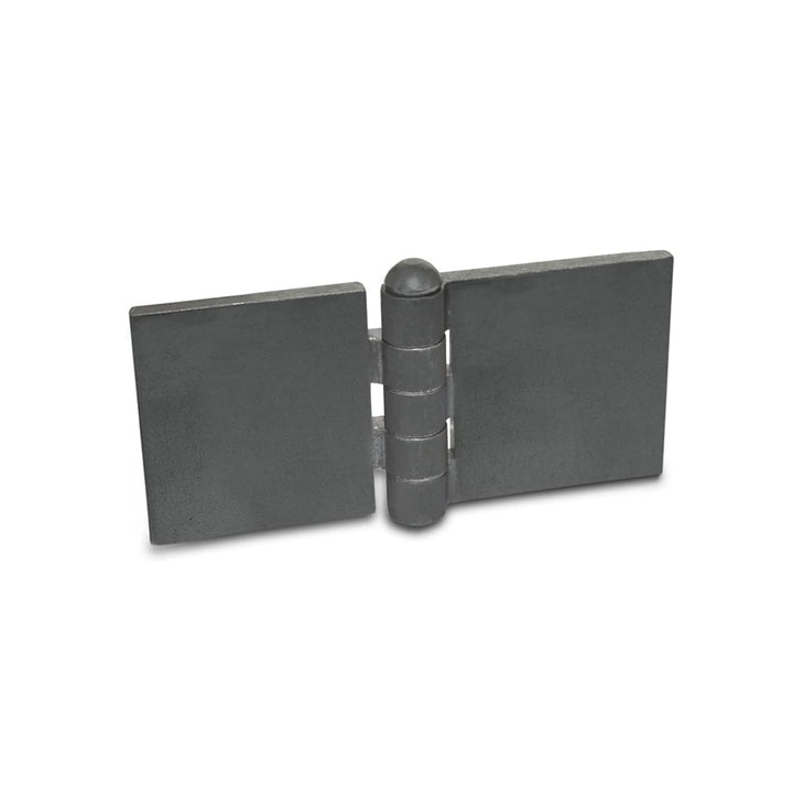 Ganter Normelemente | Scharnier zum Anschweissen - GN 1366-ST-120-60-A-BL | Stahlprofil | BxL: 120x6