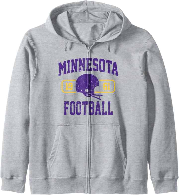 Minnesota Football Athletic Vintage Sports Team Fan Geschenk Kapuzenjacke