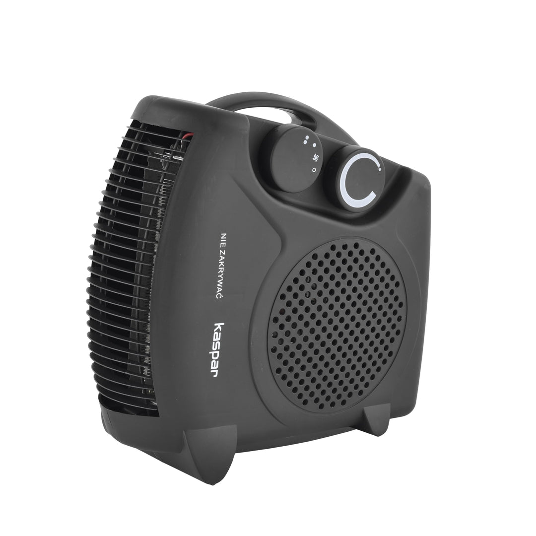 KASPAR Heizlüfter Klein Kompakt Thermoventilator Elektroheizer 1000 W 2000 W Mit Ventilatorfunktion