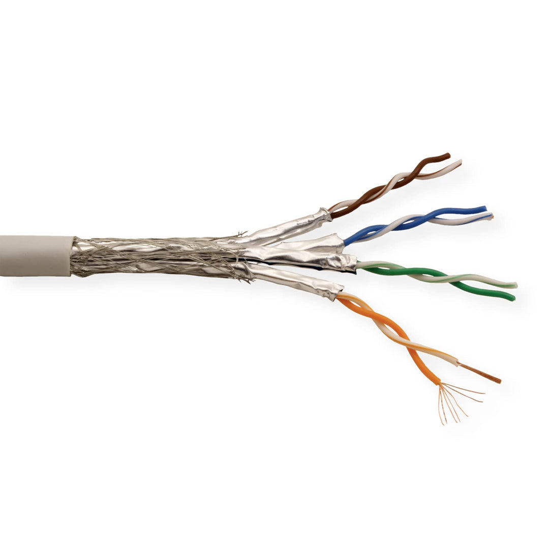 ROLINE S/FTP Kabel, Kat.6A (Class EA), Litze, 300 m