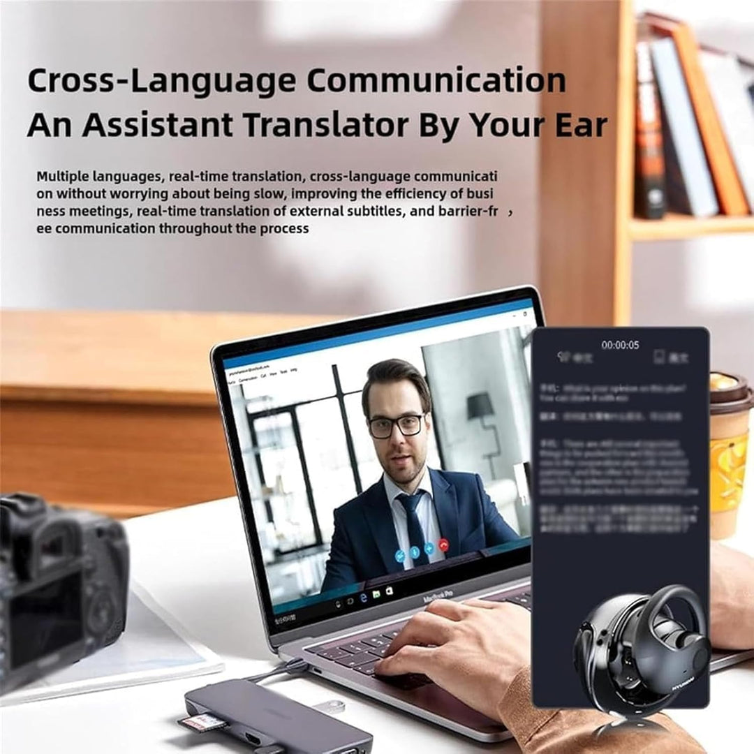 Usper Hy-T26 Pro üBersetzer KopfhöRer, Bluetooth üBersetzungskopfhöRer, Echtzeit Translation Kabello