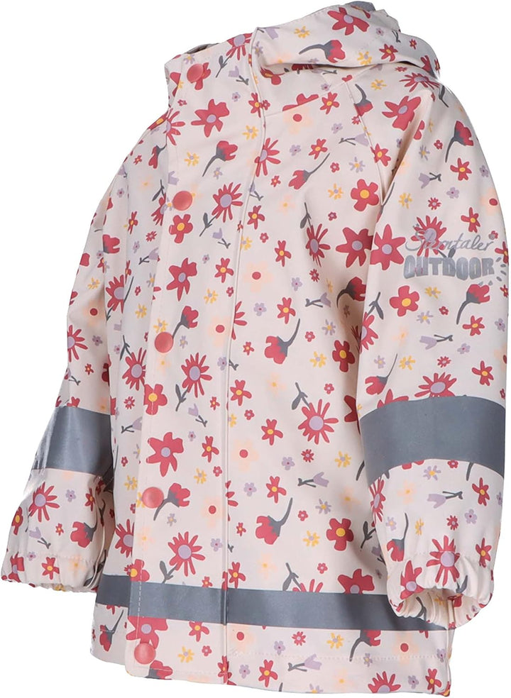 Sterntaler Baby Unisex Regenjacke Kinder Regenjacke Blumen - Regenjacke Kinder - Wasserdicht mit Rei