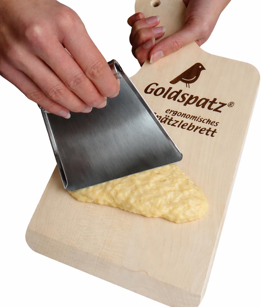 Goldspatz Ergonomisches Spätzlebrett mit Schaber - #2198S