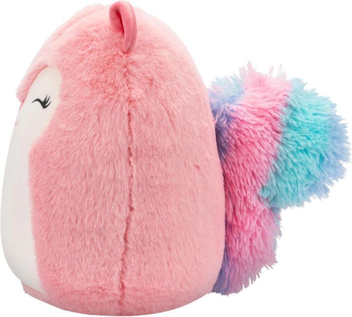 Squishmallows Squishmallow FuzzAMallows Plüschtier Amina das Eichhörnchen 30 cm – Ultra Selten Kusch