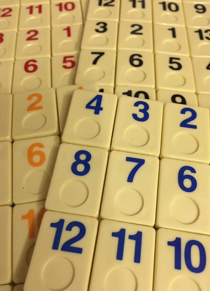 Aquamarine Games DO001 Rummy, Spiel für 6 Spieler, Modelle & - Rummy travel 6 Spieler, Mehrfarbig (D