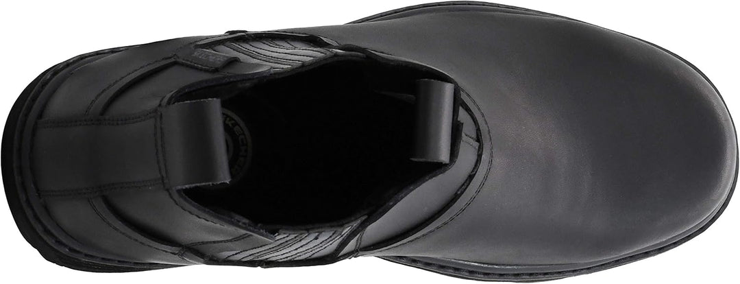 Skechers Blaine Orsen Herren Kurzschaft Stiefel 42.5 EU Schwarz, 42.5 EU Schwarz