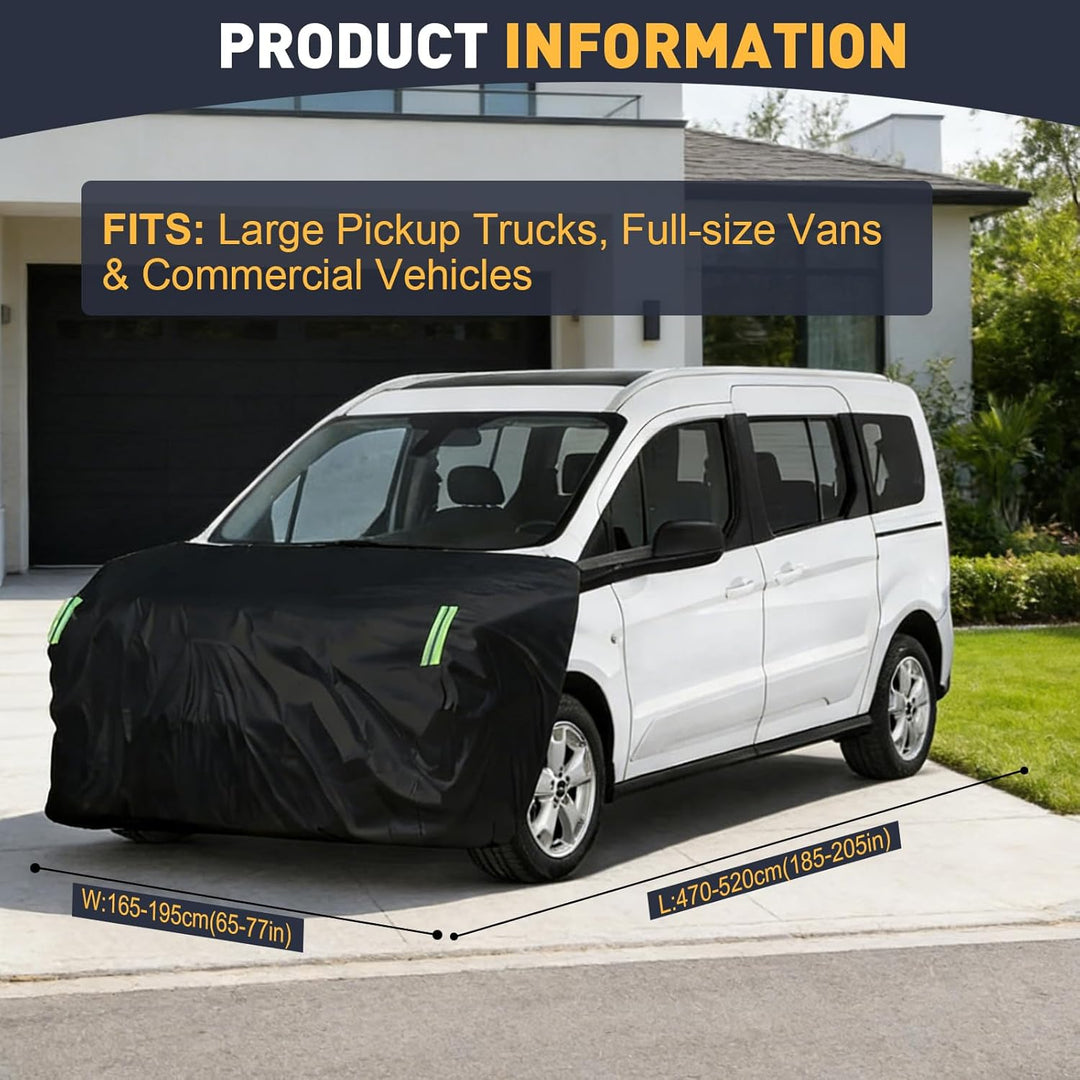 Motorhaubenabdeckung für Grosse Pickups, Vollgrosse Vans, Kombivan/MPV &amp; Gewerbefahrzeuge, (L470-520