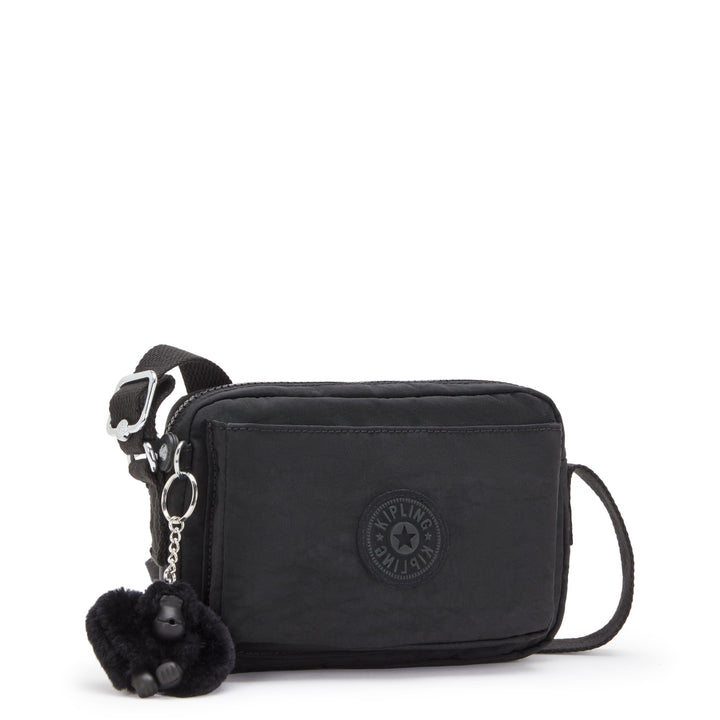 Kipling Damen Abanu Tasche, Schwarz (Black Noir), 20x13.5x7.5 cm (B x H T) EU, Black Noir