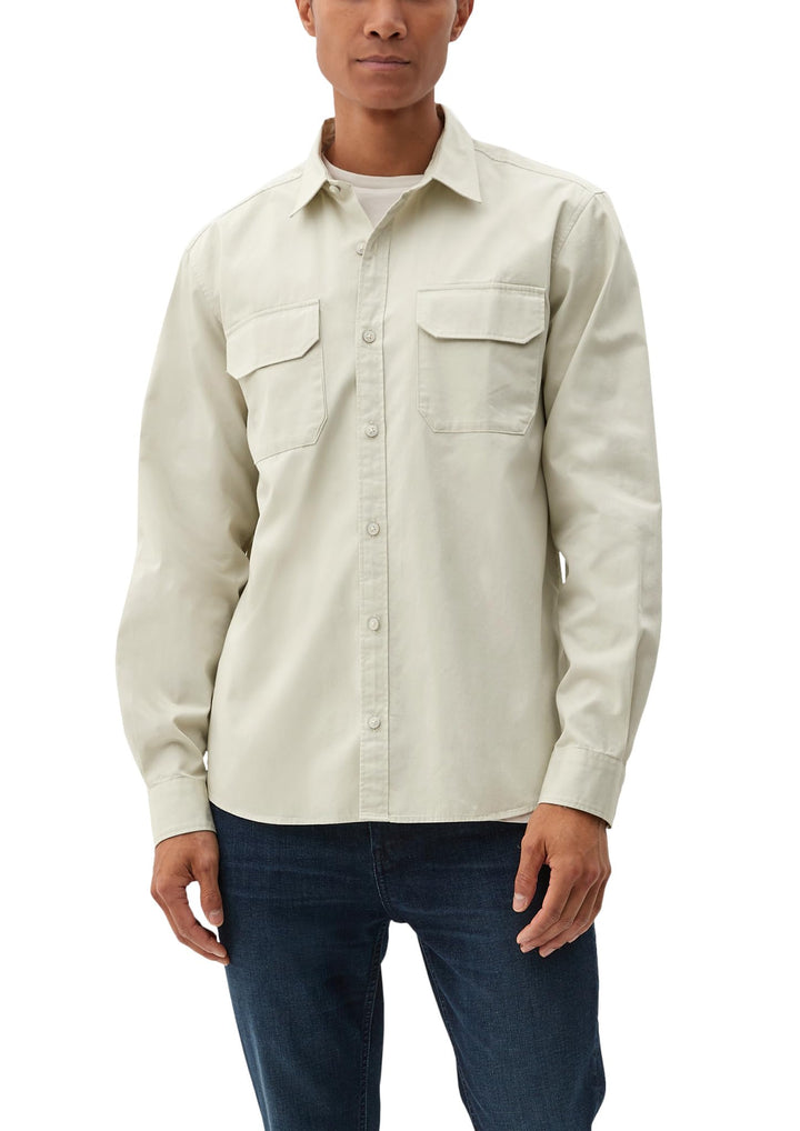 s.Oliver Herren Shirt 3XL Weiss, 3XL Weiss