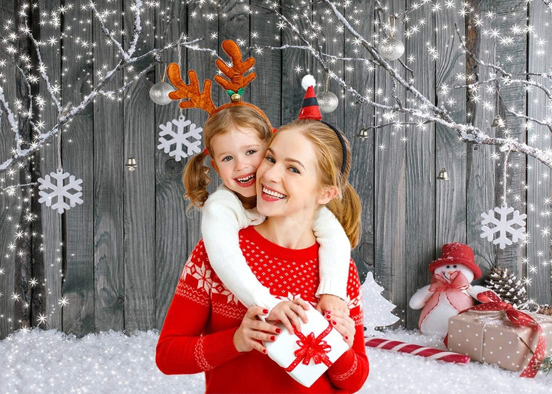 AIIKES 10x10FT Weihnachten Hintergrund Weihnachtsfotografie Hintergrund Weihnachten Foto Hintergrund
