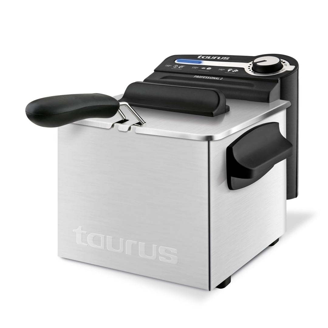 Taurus Professional 2 Plus Fritteuse, 2 Liter, 1700 W, 18/8 Edelstahl litros 2 - filtro, litros 2 -