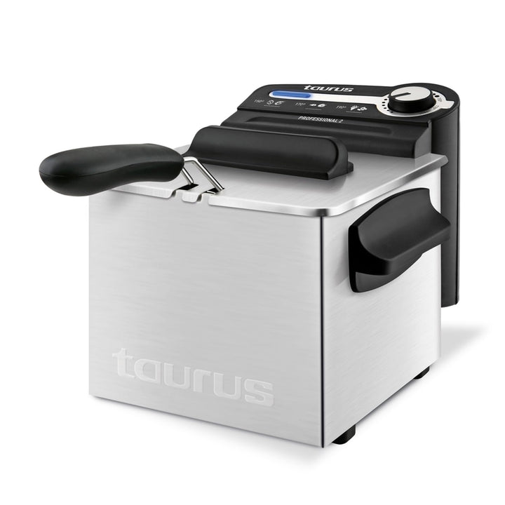 Taurus Professional 2 Plus Fritteuse, 2 Liter, 1700 W, 18/8 Edelstahl litros 2 - filtro, litros 2 -