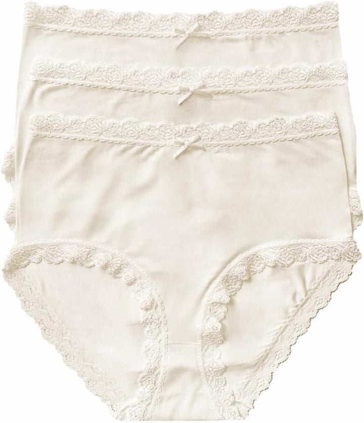 Nina von C. Damen-Taillenslip 3er-Pack Modal Champagner 38, Champagner 38