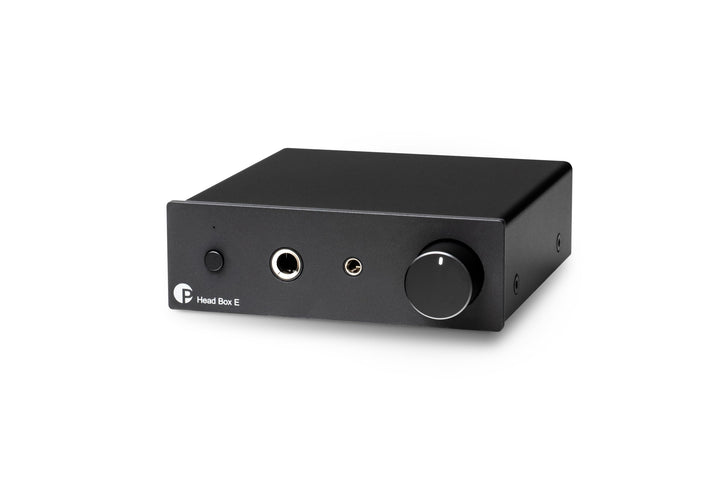 Pro-Ject Head Box E Mikro High End Kopfhörerverstärker (Schwarz), Schwarz