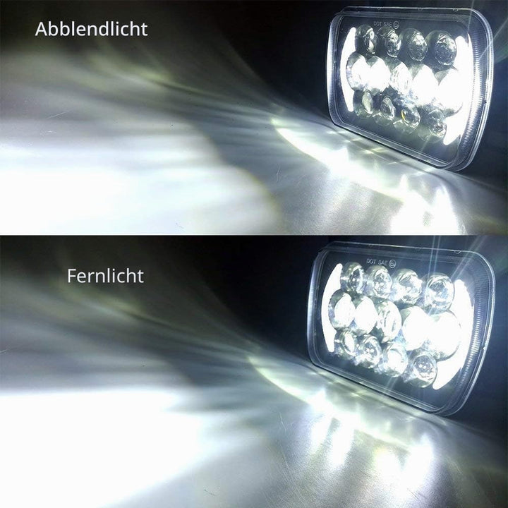 SXMA 5x7 Zoll Sealed Beam Ersatz LED Scheinwerfer mit DRL für Cherokee XJ (1 Paar)