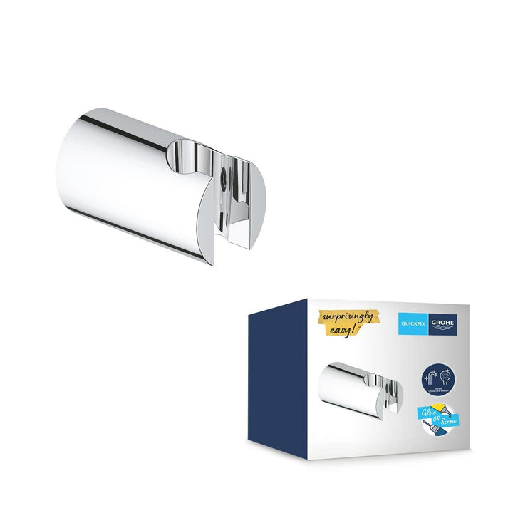 Grohe 26102000 GRO26102000 Vitalio Universelle Duschkopf-Halterung, Chrom, Chrom