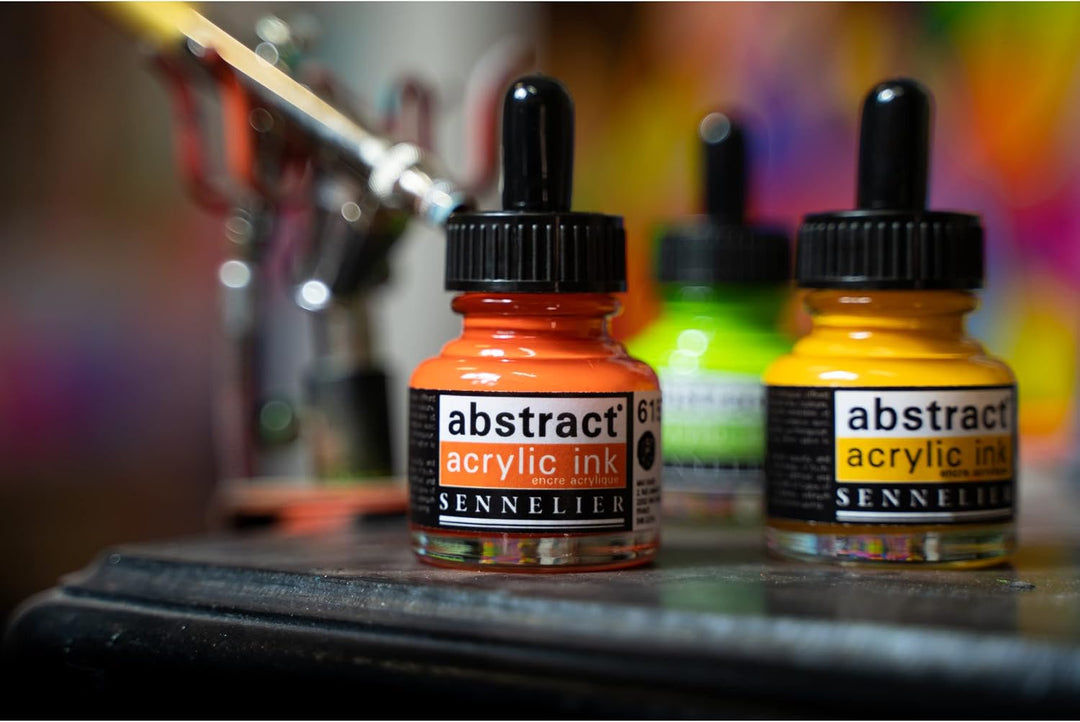 Sennelier Acryl-Tinte in Flasche, Türkis