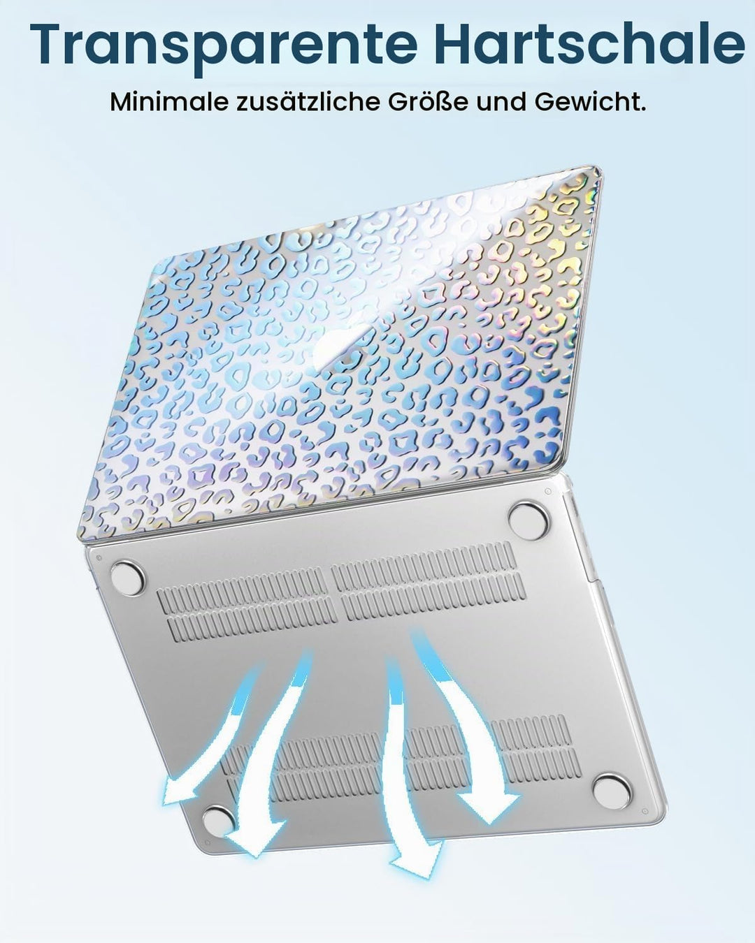 Fintie Hülle Kompatibel mit MacBook Air 13,6 Zoll M5 M4 M3 M2 (2026-2022) A3449 A3240 A3113 A2681, U