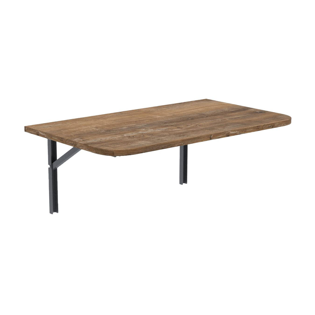 AKKE Klapptisch Wandklapptisch Esstisch - Klappbar Faltbar Platzsparend - Abgerundete Ecken - 80cm x