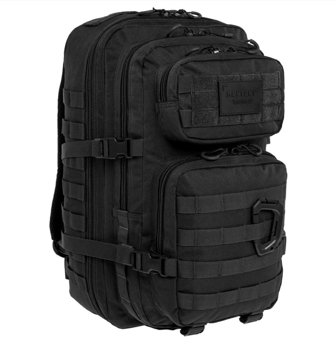 Tactical Polygon Large 36L Taktischer Rucksack – Schwarz | Militär & Outdoor Rucksack Herren | Mit M