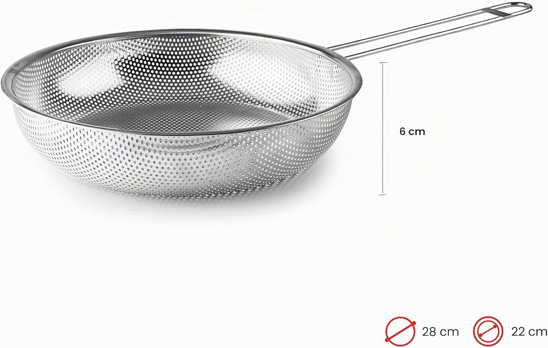 IBILI Grillpfanne, Edelstahl, 18/10-28 cm, Silber