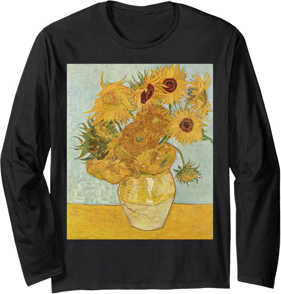 Vincent van Gogh's Sonnenblumen Langarmshirt