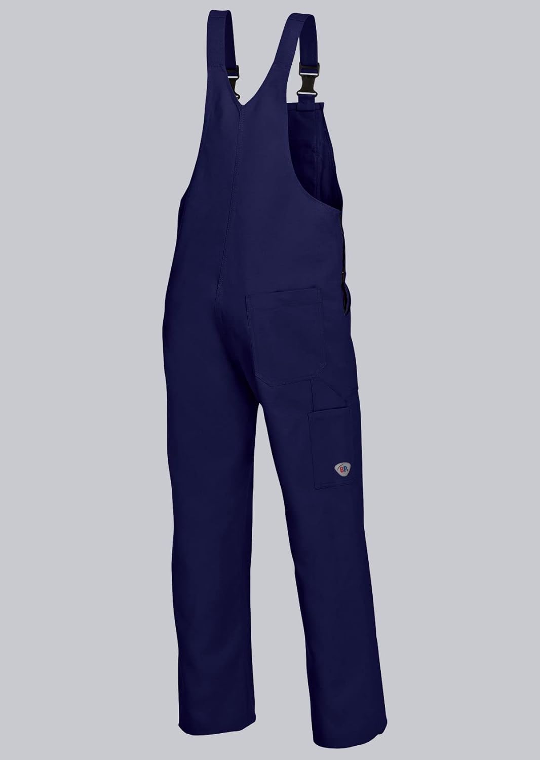 BP Workwear Basic 1413-060-10 Latzhose - Verstellbarer Bund - Kunststoff-Clip-Verschlüsse - Reine Ba