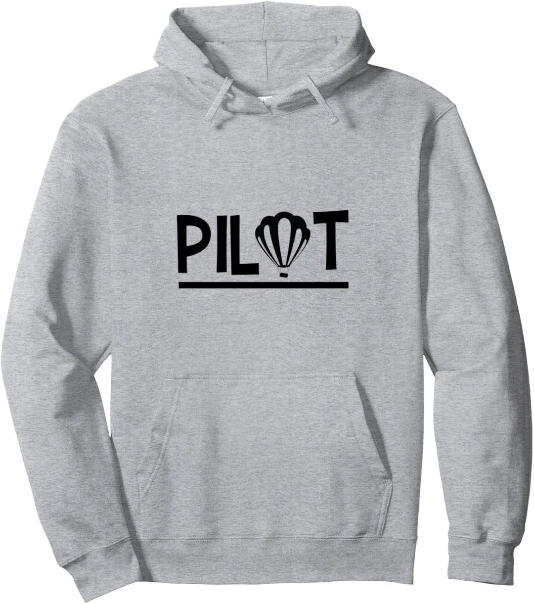 Heissluftballon Pilot. Ballonfahren Festival Fiesta Grafik Pullover Hoodie