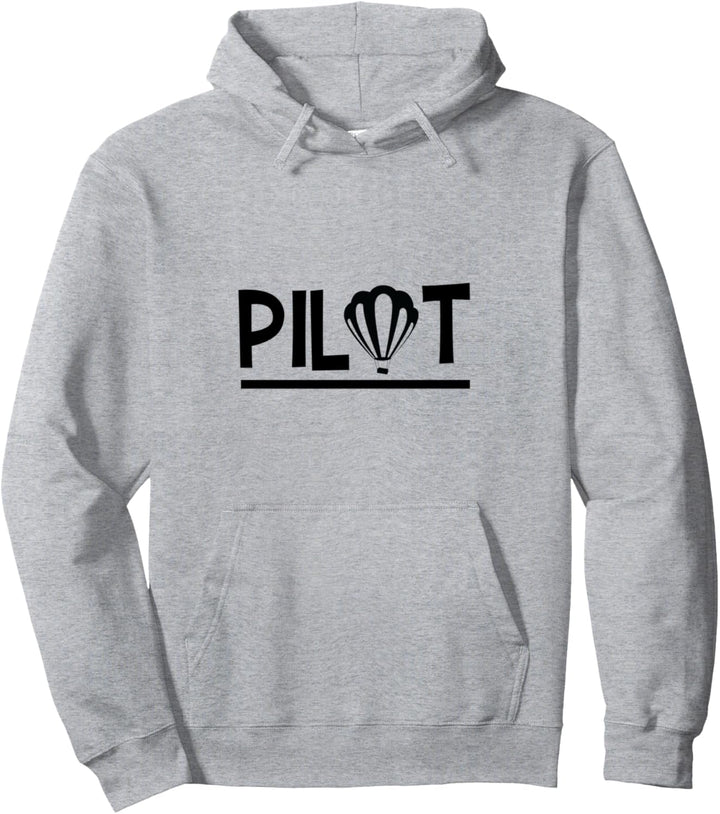 Heissluftballon Pilot. Ballonfahren Festival Fiesta Grafik Pullover Hoodie