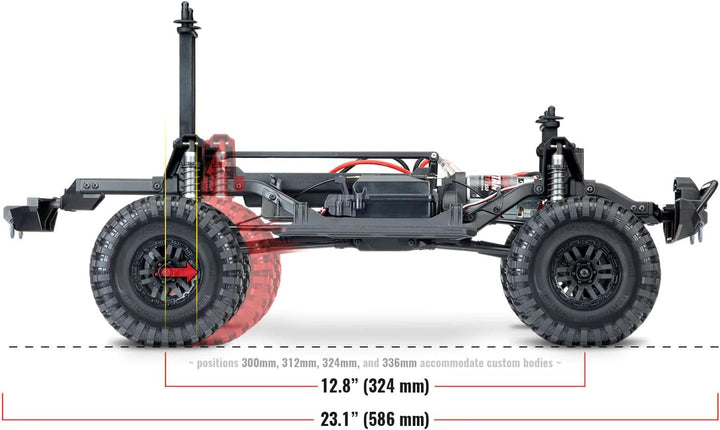 TRAXXAS Landrover Defender Ready to Race (RTR) Brushed 1:10 RC Modellauto Elektro Crawler Allradantr