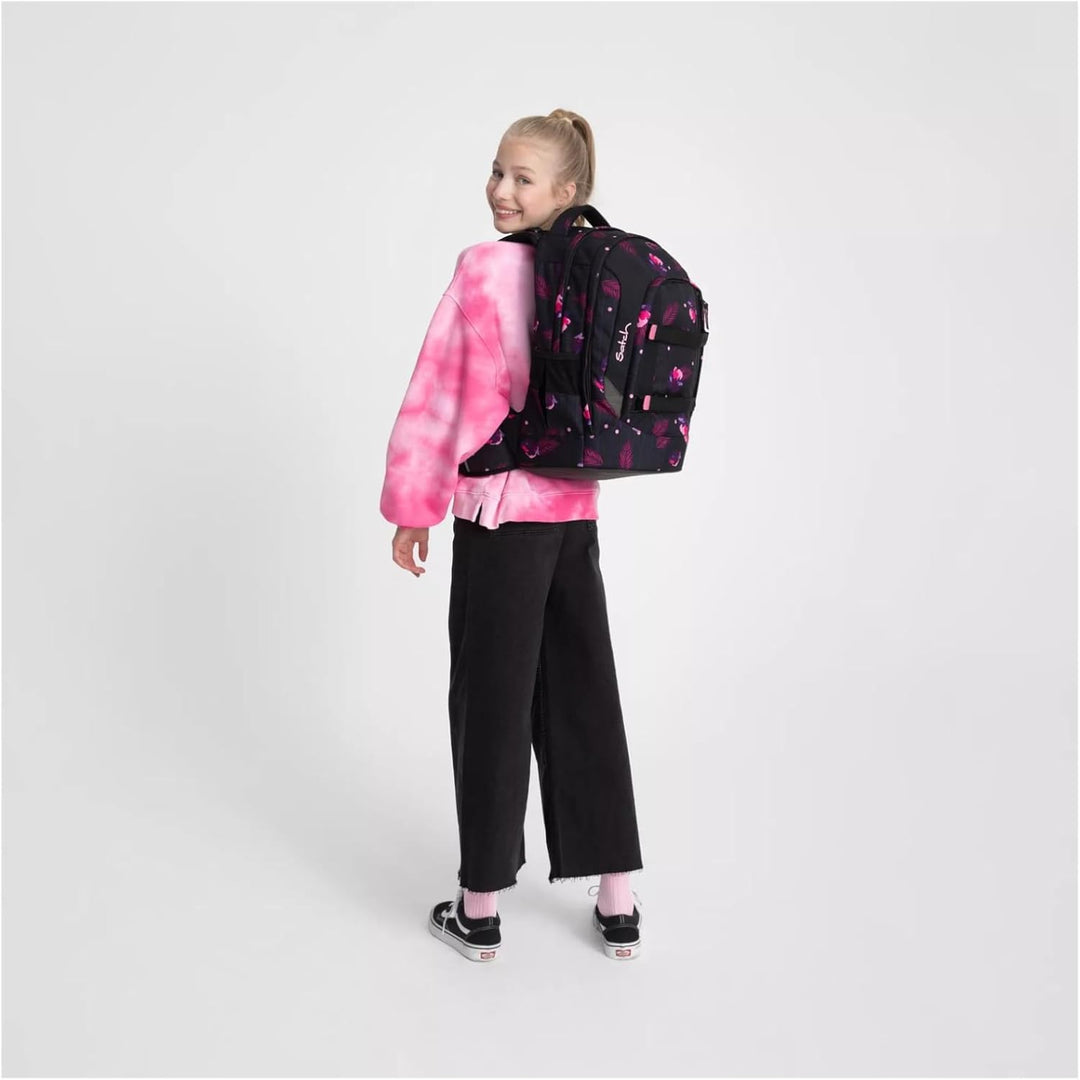 satch pack Schulrucksack Schulrucksack ab 5. Klasse ergonomisch 30L Stauraum standfest Organisations