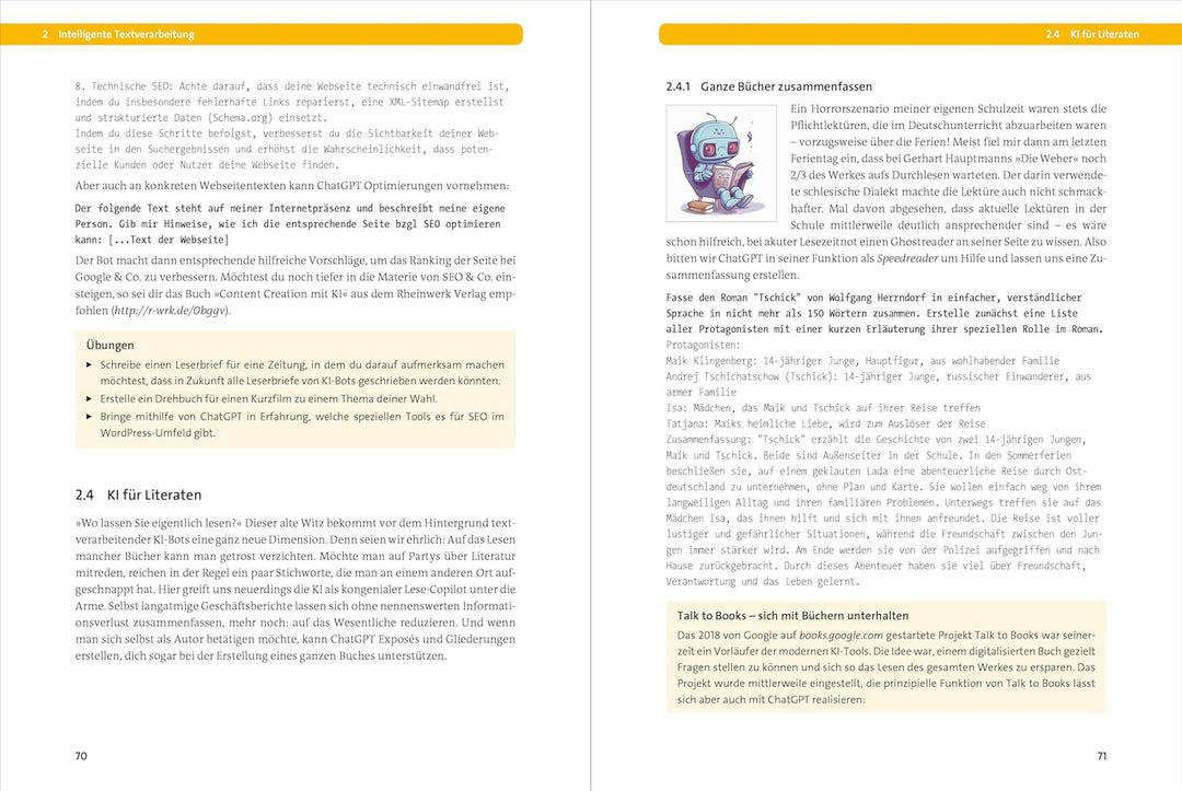 ChatGPT u. Co.: Das neue Workbook zum Thema KI – mit vielen Praxisbeispielen zum Texten und Coden, z
