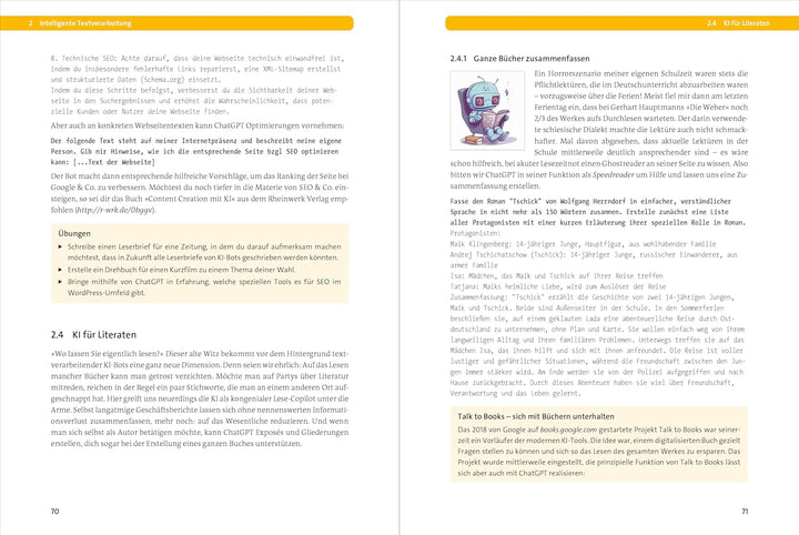 ChatGPT u. Co.: Das neue Workbook zum Thema KI – mit vielen Praxisbeispielen zum Texten und Coden, z