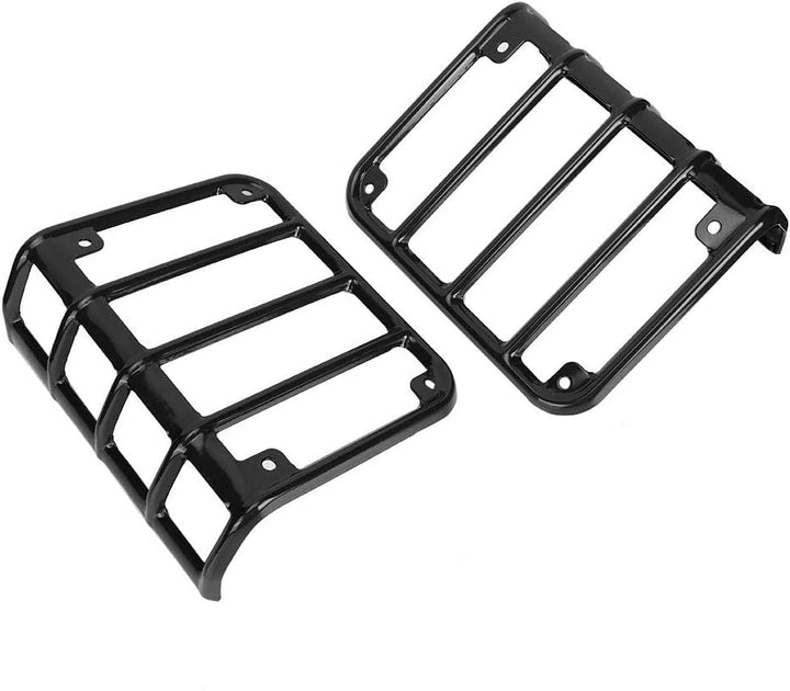 Rücklichtabdeckung, Qiilu Paar Rücklicht Rücklicht Lampenabdeckung Schutzfolie Passend für Jeep Wran