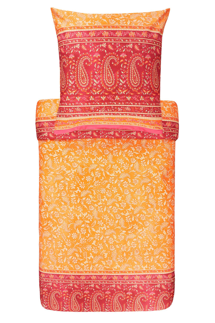 Bassetti Bettwäsche, Baumwolle, ORANGE, 135x200, 2 135x200 Orange, 135x200 Orange