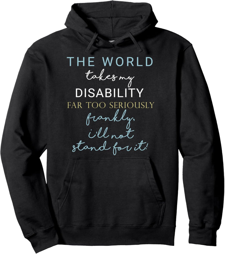 Lustiges Geschenk für Rollstuhlfahrer mit Behinderung Pullover Hoodie