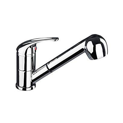VAF Armatur 9206 Chrom Einhebelmischer Wasserhahn Hochdruck Ausziehbar Brause Küche Spüle Mischbatte