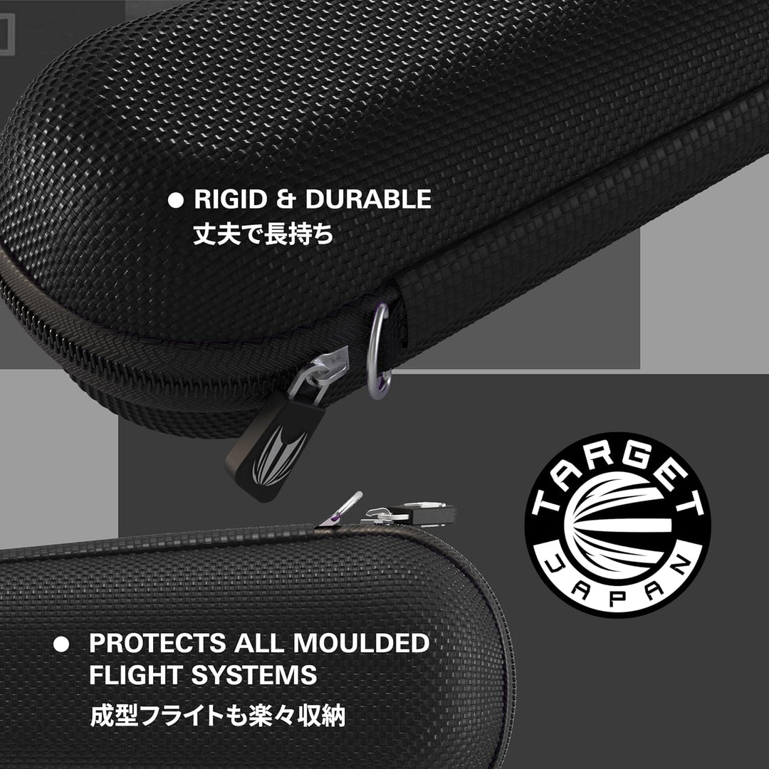 Target Japan Takoma Shell Wallet, Schwarz | Dart-Tasche, Dart-Aufbewahrungsbehälter, hält 3 vollstän