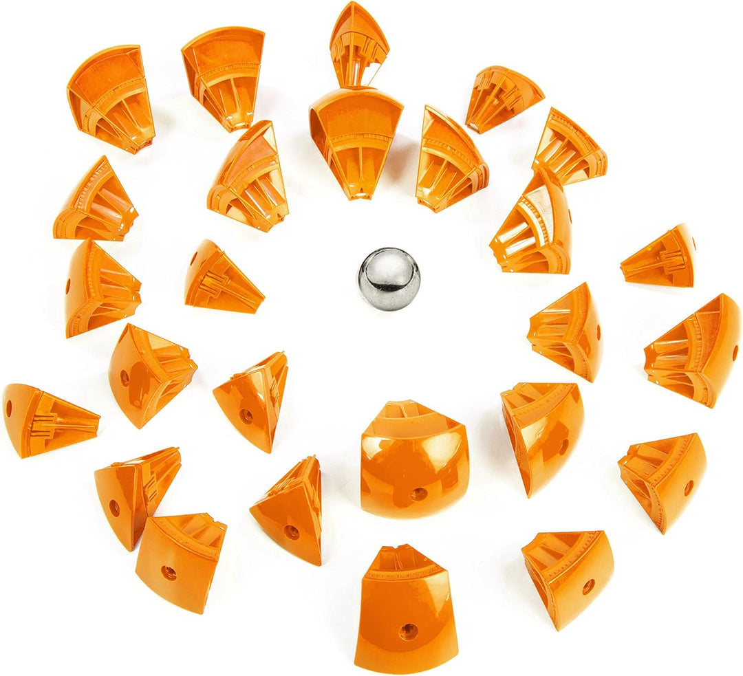 Geomag 671 - Konstruktionspielzeug, KOR Basic, orange, Orange
