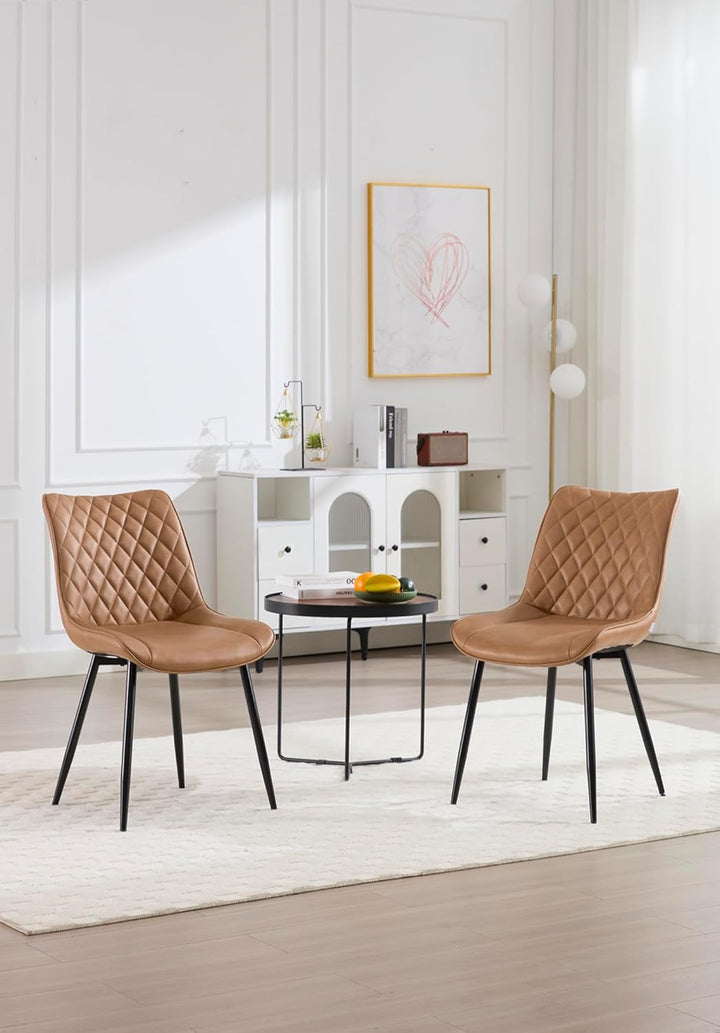 WOLTU 4 x Esszimmerstühle 4er Set Esszimmerstuhl Küchenstuhl Polsterstuhl Design Stuhl mit Rückenleh
