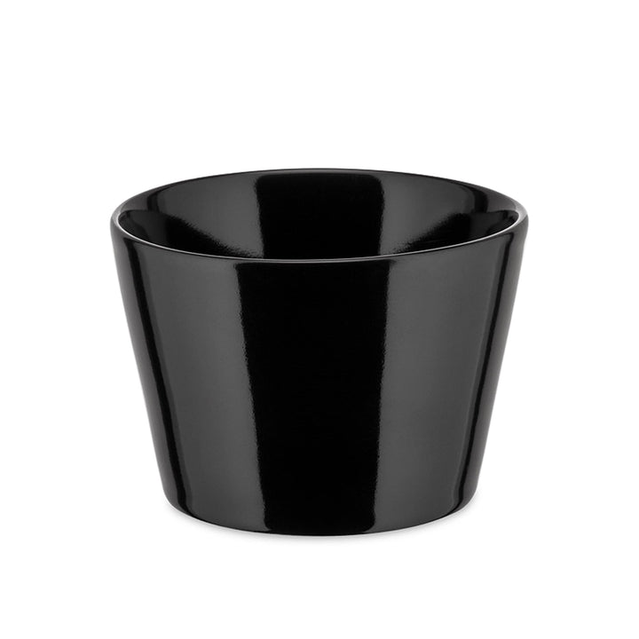 Alessi Tonale DC03/78 B Tassen-Set, Keramik, Schwarz, 4 Stück