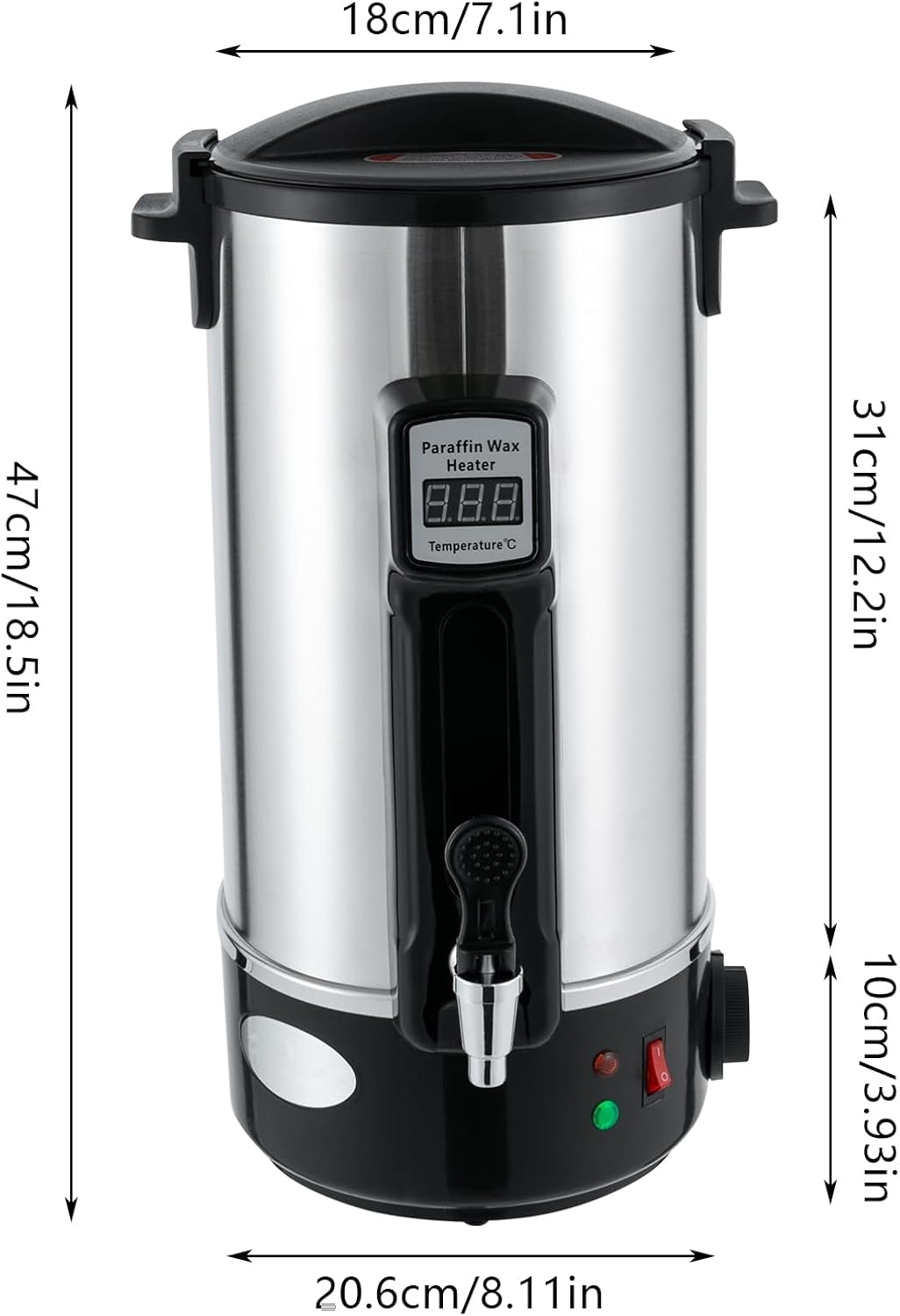 8L/10.8L/12L Wachsschmelzer für die Kerzenherstellung,wachsschmelzgerät,Kerzenherstellung Kit,Grosse