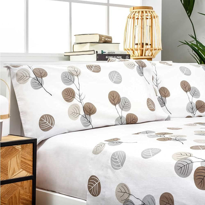 Bettwäsche-Set aus Organischer Baumwolle, für Betten von 200 x 190/200 cm, 100 % Baumwolle, Organic