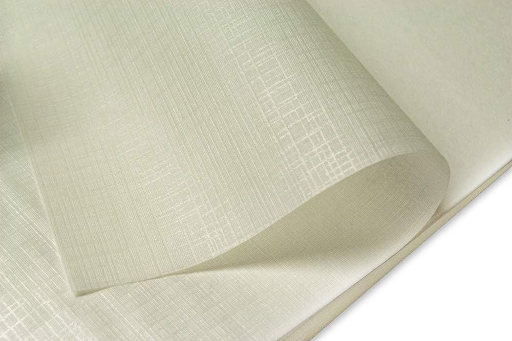 Mareli 31 x 31 cm Einband aus Leinenstoff 80 Seiten mit Seidenpapier Ecru