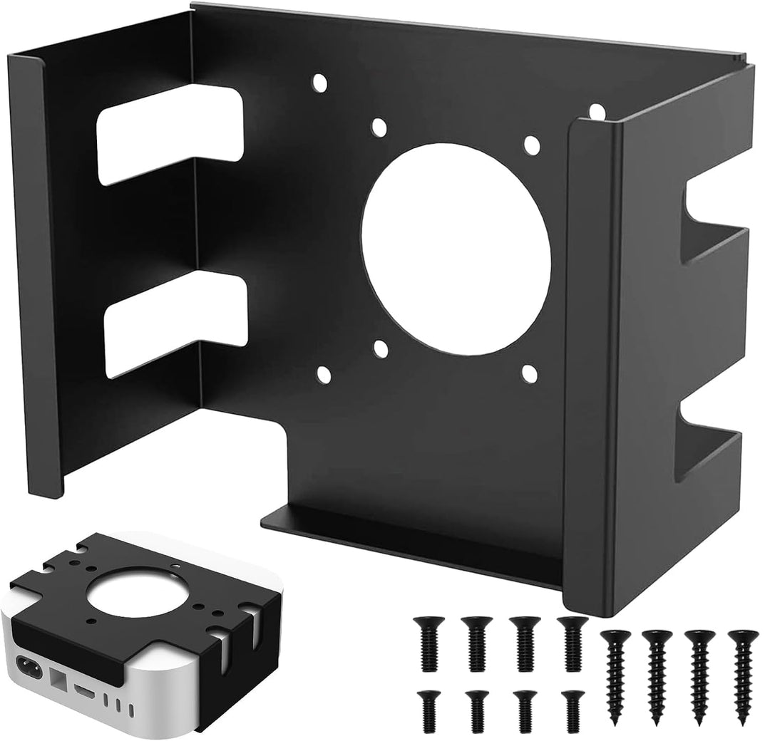 Halterung für Mac Mini m4, Untertischhalterung VESA Halterung für Mac Mini m4, Metall Halterung Desk