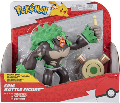 BANDAI - Pokémon – Figur legendär, 30 cm – Gorythmic – JW0182